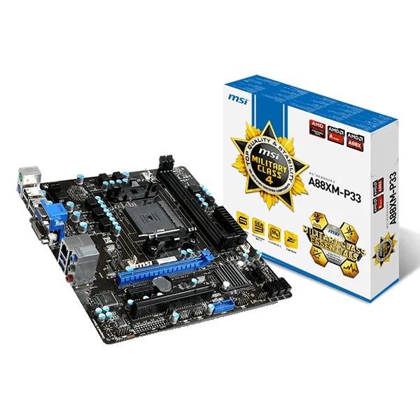 материнской платы MSI A88XM-P33