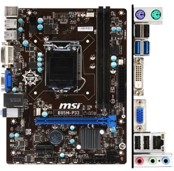 материнской платы MSI B85M-P33 V3
