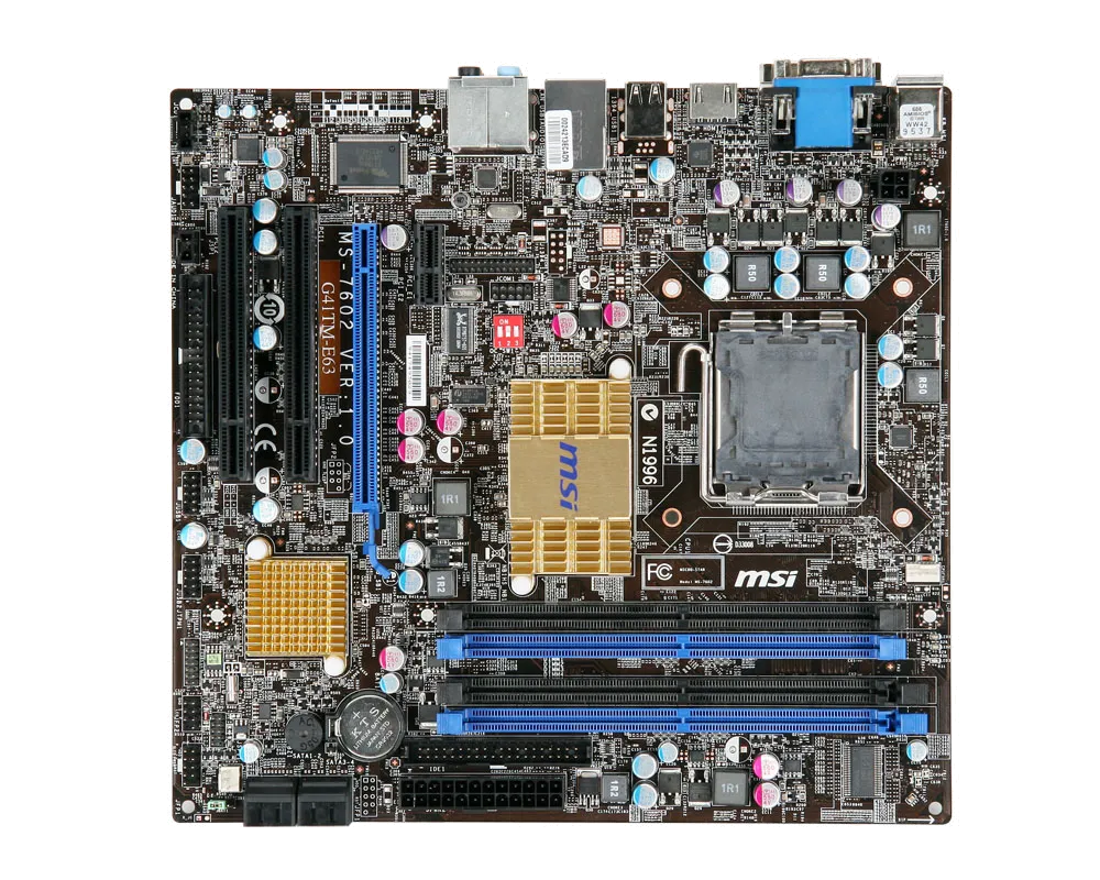 материнской платы MSI G41TM-E63