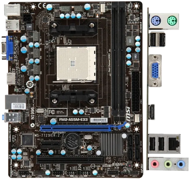 материнской платы MSI A55M-E33